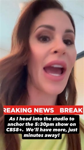 BREAKING NEWS! Join us now on CBS 8 and stream our 5:30pm show for the latest. | Stephanie Simmons