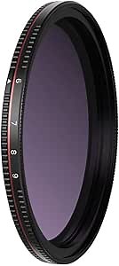 Amazon.com : Freewell 67mm Threaded Hard Stop Variable ND Filter Bright Day 6 to 9 Stop : Electronics