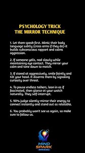 Psychology Trick: Mirror Technique