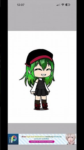 Coloring my gacha OC