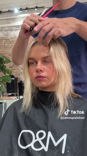 90s lob haircut for @Abbey Steanes ✂️ #haircut #hair #trend #layeredhair #layers #hairtutorial