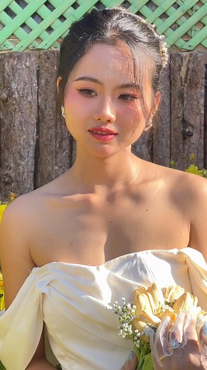 Make up &Hair -Agnes #ဒီးမော့ဆို #Makeup #Hairdo #weddingdress | Make up by Agnes