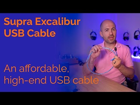 The BEST affordable audiophile USB cable. Supra Excalibur USB review