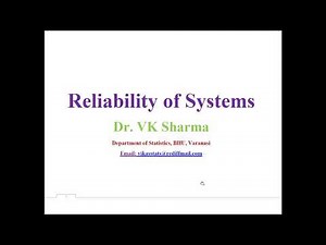 Reliability of Systems I