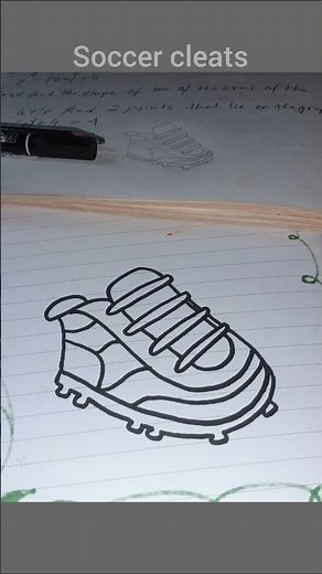 how to draw sports cleats #diy #cleats
