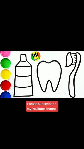 How to Draw Teeth: Toy Titi Art Tutorial for Kids