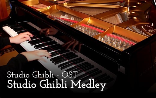 【Animenz】吉卜力工作室 组曲 钢琴版
