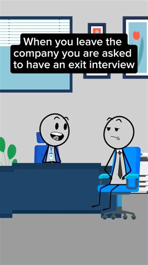 A Animated on Instagram: "What to Expect in an Exit Interview #animation #viralvideo #shorts #FunnyAnimation #CartoonComedy #AnimatedShorts #Shorts #viralcartoon #ComedySkits #AnimationVibes #humor"