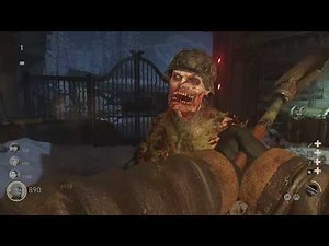 Call of Duty WW2 Zombies Gameplay 4K (No Commentary)