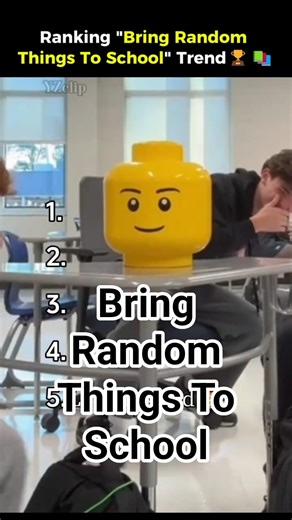Ranking "Bring Random Things To School" Trends🏆📚