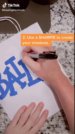 DIY Hand-Painted Cheerleading Team Gift Bags Tutorial