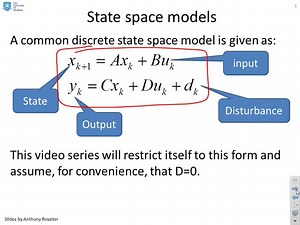 Model Predictive Control 5 - Prediction with state space models