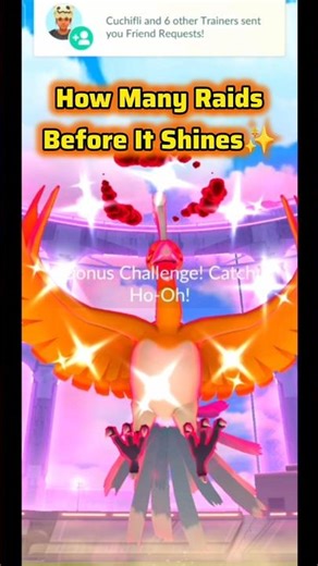 How Many Raids Before Dynamax Ho-Oh Shines#pokemongo #pokemongoraid #dynamaxraid #pokemongoshorts