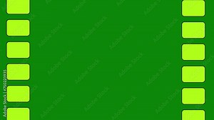Yellow square motion graphic with green screen background. Suitable for animated or cliche video makers