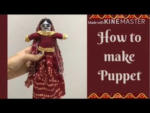 How to make puppet (Rajasthani) | kathputli