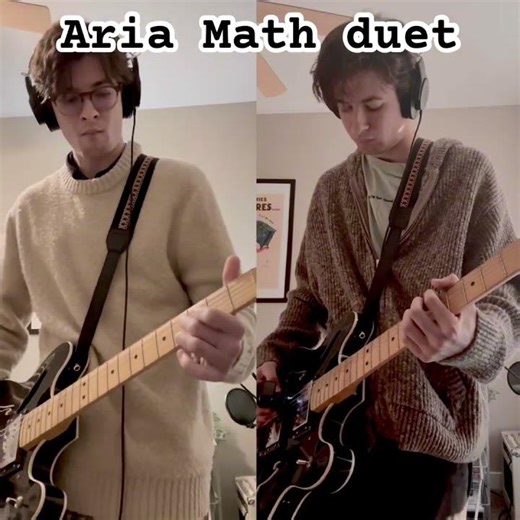 Here’s my complete duet version of Aria Math #c418 #minecraft #guitar #ariamath #cover