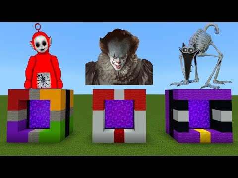 How To Make Portal To Slendytubbies pennywise catnap In Minecraft