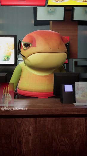 Cartoon McDonald's Ice Cream Machine Animation