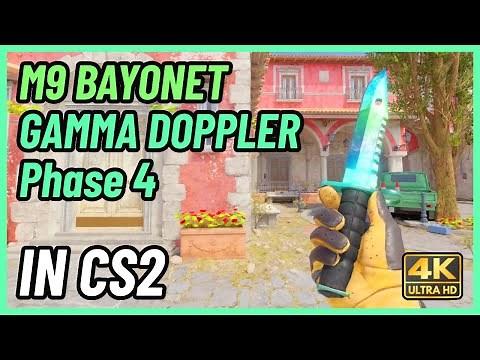 ★ CS2 M9 Bayonet Gamma Doppler (Phase 4) | CS2 Knife In-Game Showcase [4K]