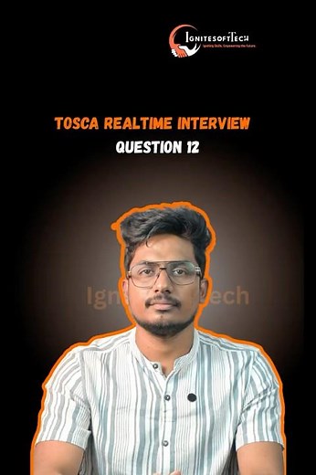 Q12) What is Vision Ai in Tosca And When Should We Use?|Tosca 100 Real Time/Previous Interview Q & A