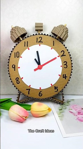 How to Make a Working Clock with Cardboard | DIY Wall Clock | Cardboard se Working Clock #clock