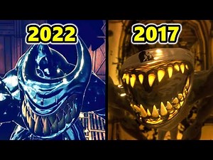 BATDR + BATIM - Evolution OF The Ink Demon Final Boss Fights (2017-2022) + All Endings
