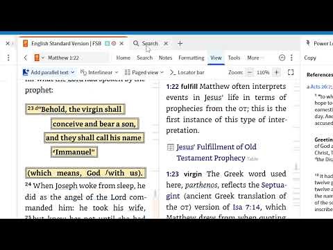 Using Visual Filters in Logos Bible Software