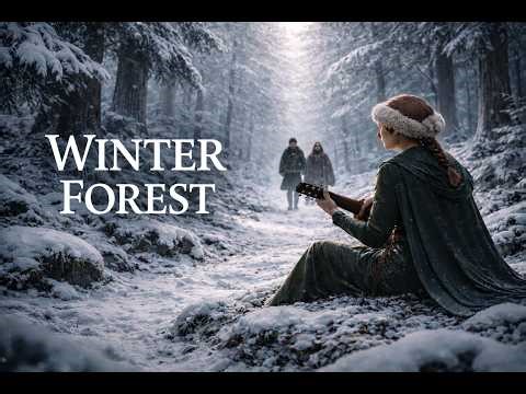 Winter Forest Ambience | Calm Fantasy RPG Music (1 Hour)