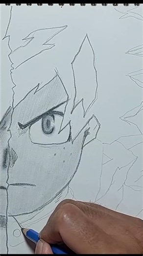 Let's Draw Midoria Izuku #anime #myheroacademia