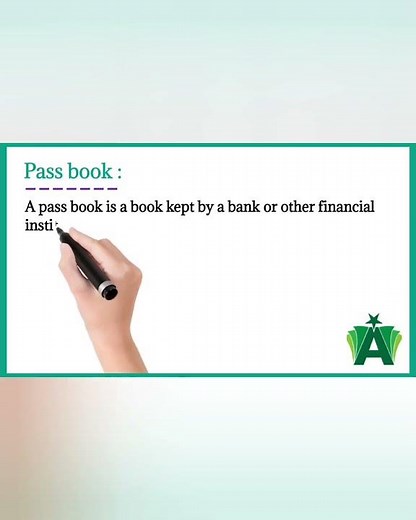 What is a Pass Book? #youtubeshorts #shortvideo