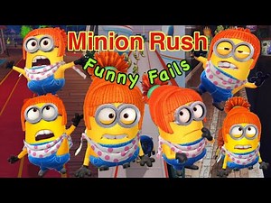 Minion Rush Funny Fails All Maps Minion Rush Epic Minion Lucy Outfit Minion Rush Funny Moments