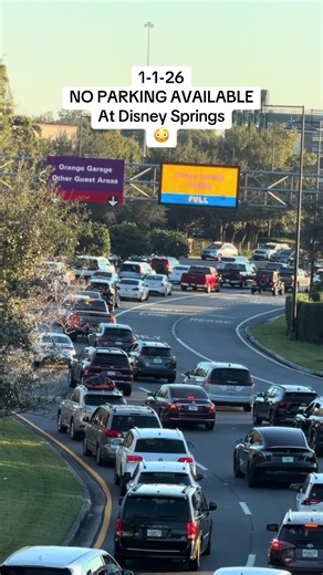 We paid to park at a nearby hotel 😳#disney #disneysprings #newyear #disneyparks #2026