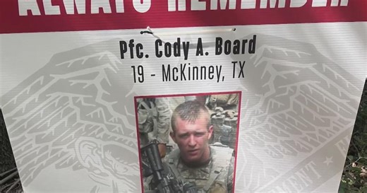 Gold Star family shares their story after Carry the Load Dallas Memorial March canceled due to storm