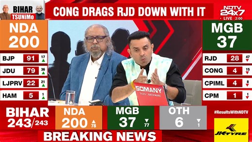 200 Paar In Bihar: NDA Thrashes Mahagathbandhan, PK A Damp Squib | NDTV