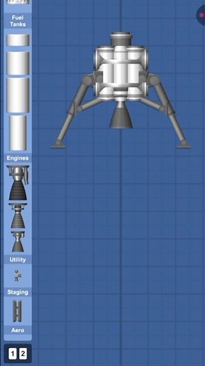 how to make lander in #spaceflightsimulator