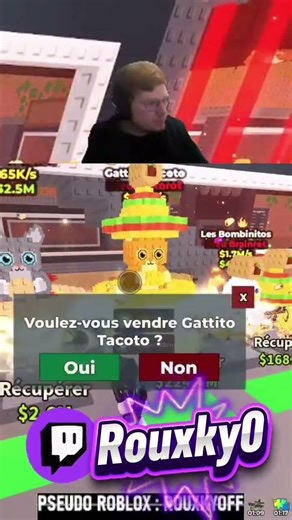pack opening lucky block : admin abuse vole un Brianrot #roblox