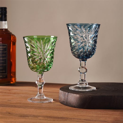 Hand-cut Crystal Cocktail Glass – Vintage Japanese Wine Glasses Elegant Home Bar Goblet Gift for Her or Couples With Gift Box - Etsy