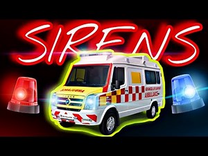 Sirens of Police , Fire Truck , Ambulance in Different Countries Sound Variations in 8 Minutes