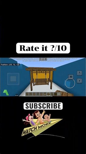 “How to Make Garden Swing in Minecraft 🌿 | Easy & Aesthetic Build | #Shorts"