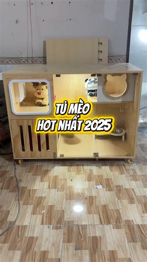 Mẫu chuồng mèo gỗ HOT nhất 2025 ở Petto #nhachomeo #petto #nhameopetto #tumeo #chuongmeo