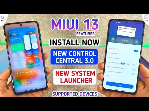 How To Install Miui 13 New Control Center 3.0 & New System Launcher | How To Install Miui 13 feature
