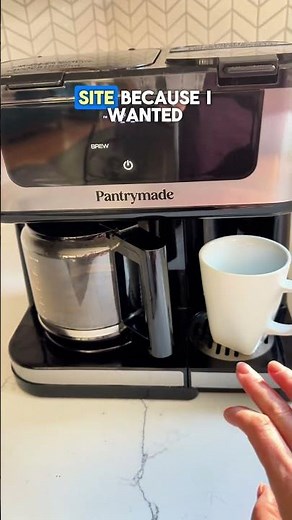 Pantrymade Coffee Maker ☕️ Dual Purpose Coffee Maker 12 cup coffee maker K cup single serve brewer