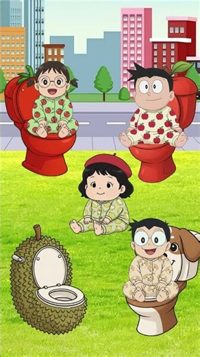 Nobita có trả bồn cầu con cún cho Chaiko không? #chaien #nobita #shizuka #doraemon #suneo #shorts