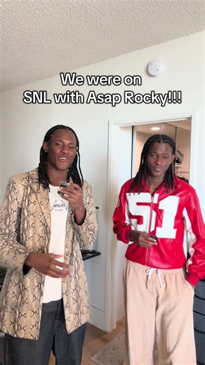 The boyz were on SNL with asap Rocky #fyp #modeling #identicaltwins | ASAP Rocky