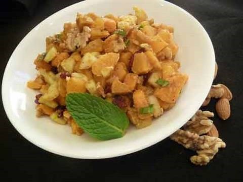 Healthy Sweet Potato Chaat - Indian Salad Recipe | Show Me The Curry