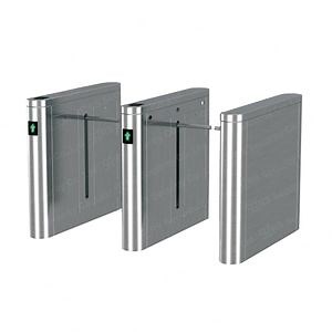 [Hot Item] Advanced Cylinder Card Swiping Optical Turnstile Manual Campus Drop Arm Barrier Doors