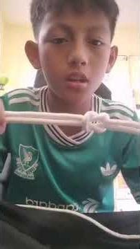 3 jenis simpulan.. simpul mati, buku sila dan bunga geti by farish adam.