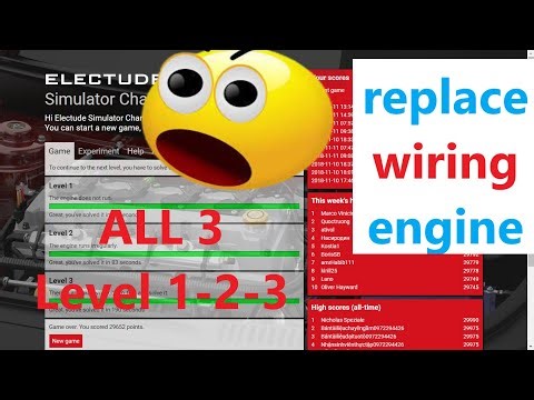 Electude Simulator Level 1-2-3 (part 155) II Replace Wiring Engine