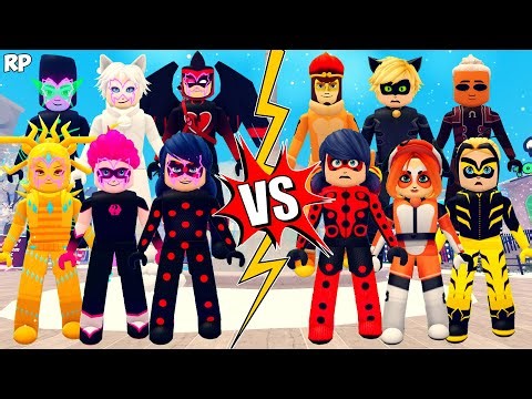 AKUMATIZED VS ORIGINAL TRANSFORMATION (COMPARISON) NO MIRACULOUS RP - MIRACULOUS ROBLOX!