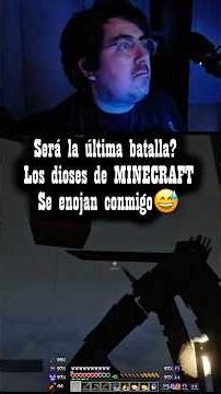 Será la última batalla? Los dioses de MINECRAFT se enojan conmigo😅 #minecraft #minecraftshorts #pov